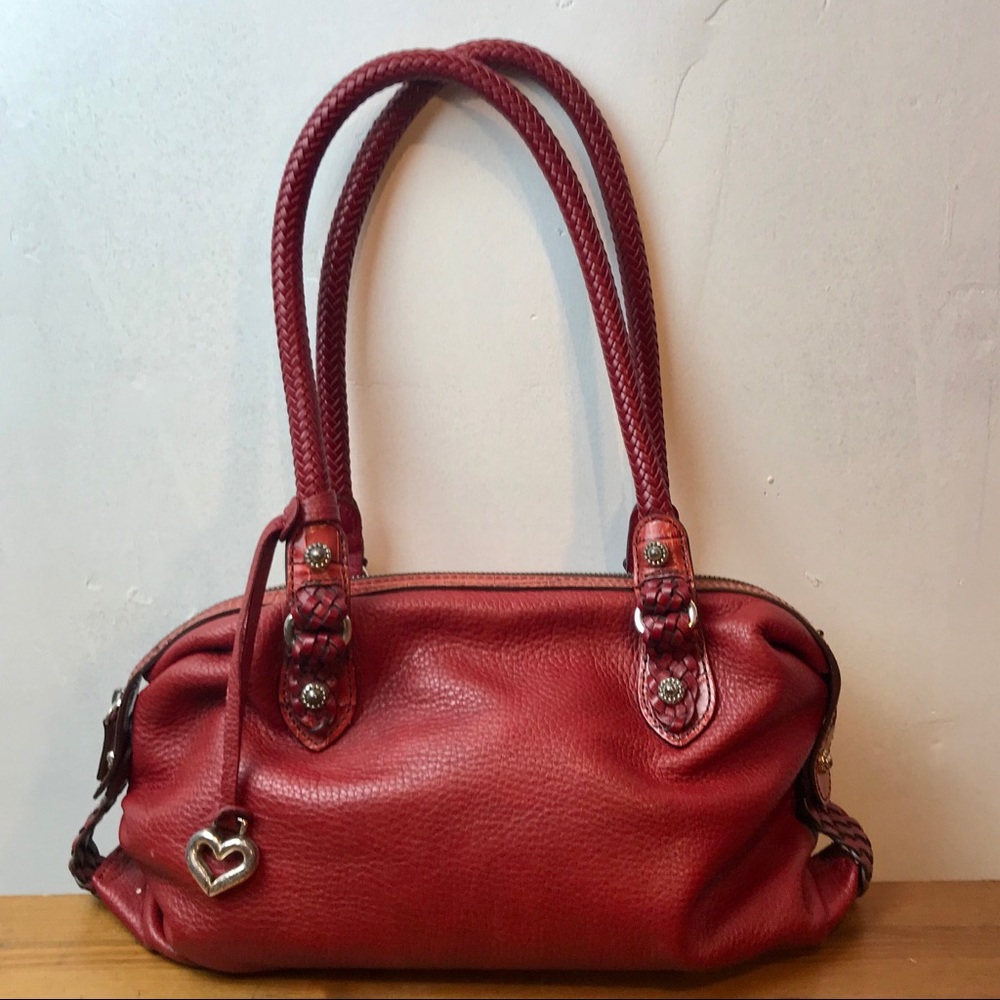 BRIGHTON handbag Burgundy Red